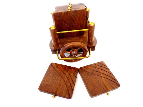 Mug coasters 6 pcs with Decorative Stand – MIS-0480
