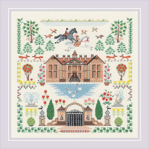 My House cross stitch kit by RIOLIS Ref. no.: 1917