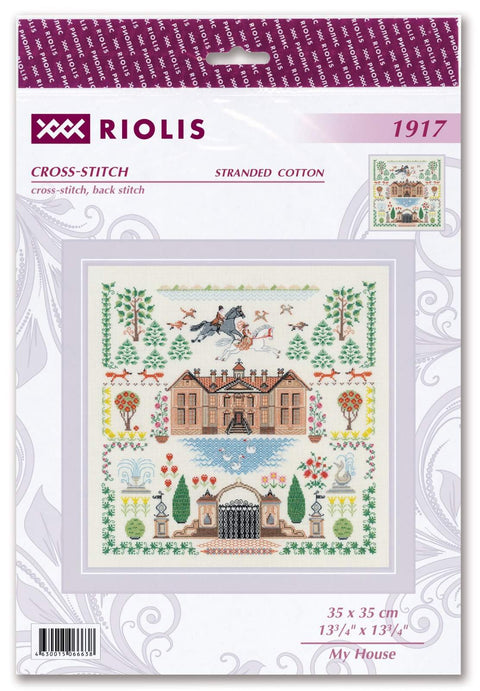 My House cross stitch kit by RIOLIS Ref. no.: 1917