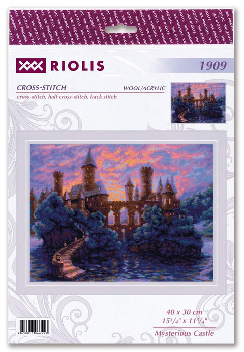 Mysterious Castle cross stitch kit by RIOLIS Ref. no.: 1909