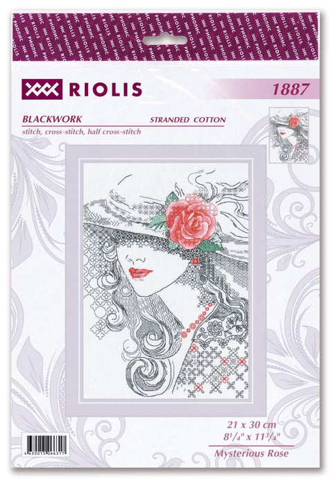 Mysterious Rose cross stitch kit by RIOLIS Ref. no.: 1887