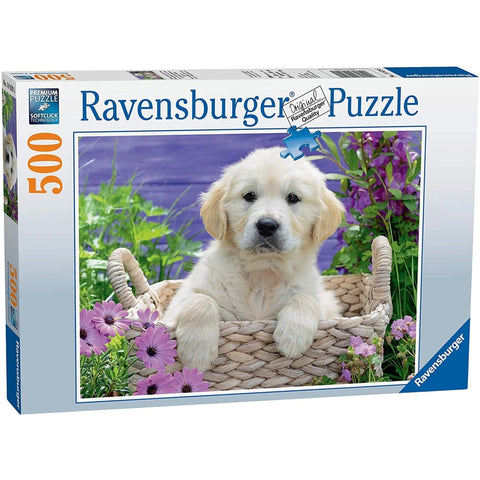Puzzle 500 Sweet Golden Retriever