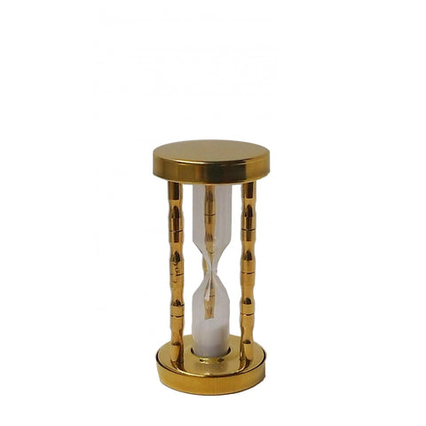 Gold Aluminum Hourglass Timer