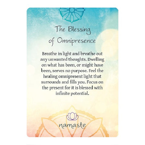 Namaste Blessing and Divination Cards Blue Angel