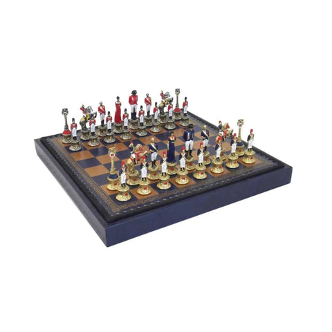 NAPOLEON: hand-coloured chess set