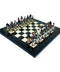 NAPOLEON IN RUSSIA Chess Set Briar Erable