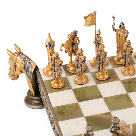 Napoleon: Ultra Luxurious 24k Gold Limited Edition Chess Set