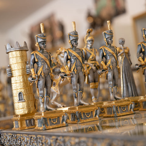 Napoleon vs Russians: Ultra Luxurious Limited Edition Chess Set