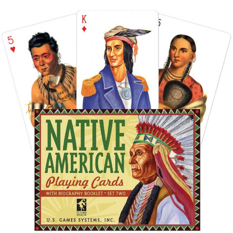 Native American Set Two Playing Cards Us Games Systems