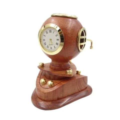 Small Divers Helmet with clock NC1220