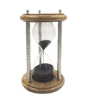 Brass and Wood Hourglass 10 minutes NC2989