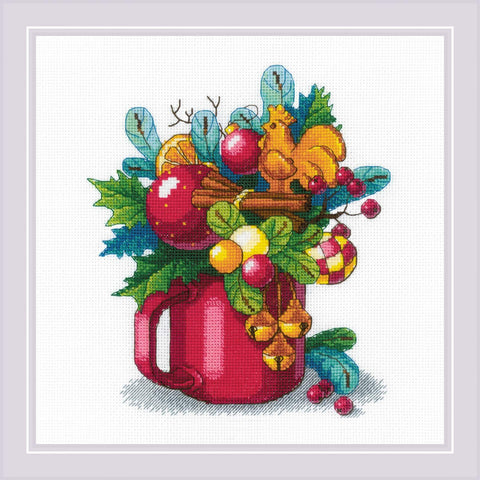 New Year's Aroma cross stitch kit by RIOLIS Ref. no.: 1985