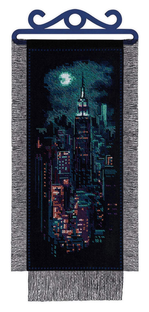 New York at Night. Cross Stitch kit by RIOLIS Ref. no.: 1992