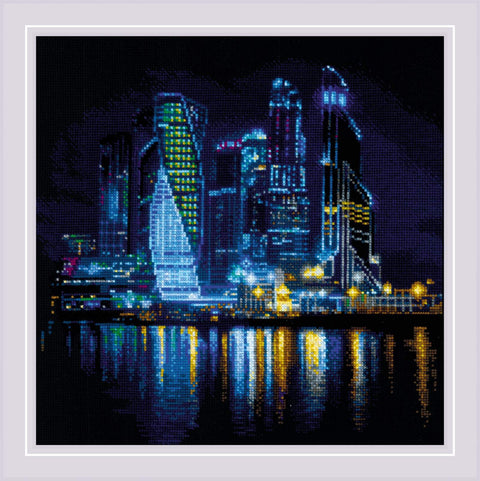 Night City. Cross Stitch kit by RIOLIS Ref. no.: 2075