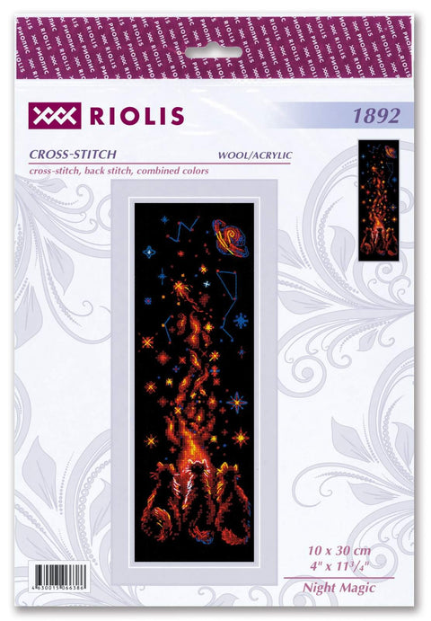 Night Magic cross stitch kit by RIOLIS Ref. no.: 1892