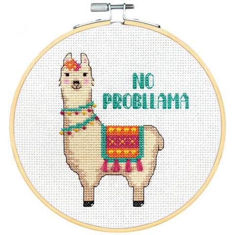 No Probllama (15.2 cm) - Cross Stitch Kit by DIMENSIONS