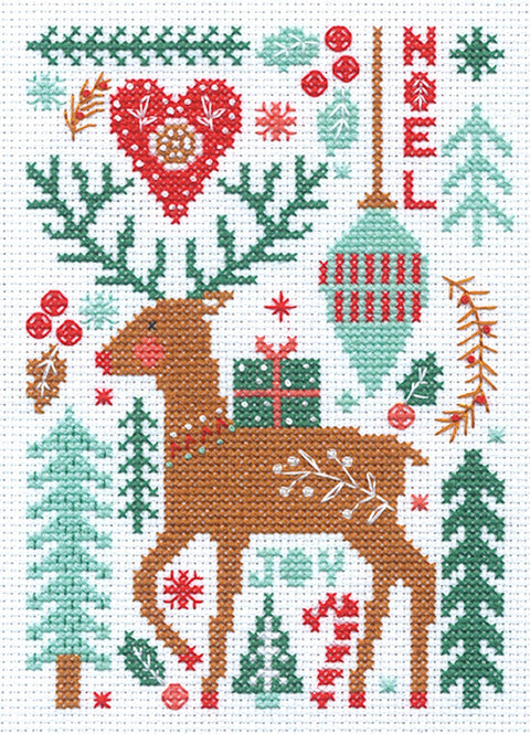 Nordic Winter (12.7 x 17.7 cm) - Cross Stitch Kit by DIMENSIONS