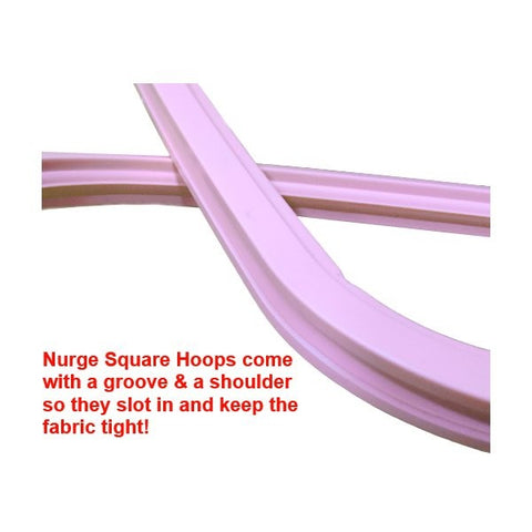 NURGE Square (Rectangular) Plastic Hoop 14.5*16.5 CM 170-12