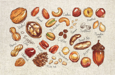 Nuts & Seeds SB1165 - Cross Stitch Kit