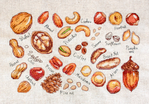 Nuts & Seeds SB1165 - Cross Stitch Kit