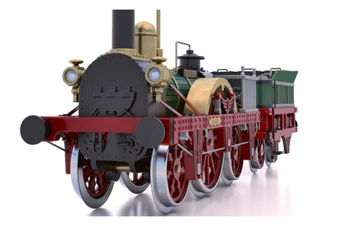 Occre Adler Steam Train Locomotive 1:24 Scale Wood/Metal Model Kit 54001