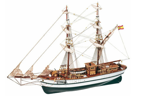 Occre Aurora Brig 1:65 (13001) Scale Model Boat Kit