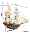Occre Belle Poule Ship with a stand - Hobby.lt ??