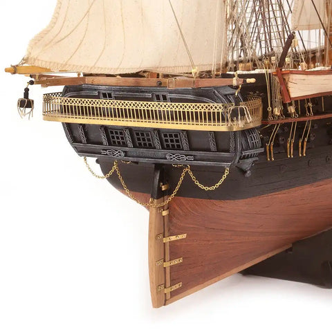 Occre Belle Poule Ship with a stand