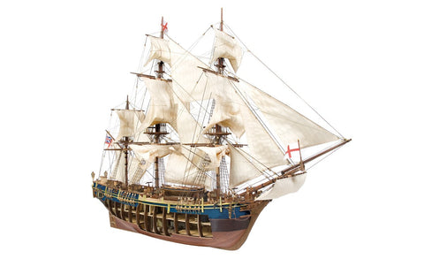 Occre Bounty 1:45 (14006) Model Boat Kit - Cutaway Hull!