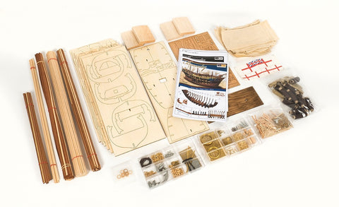 Occre Bounty 1:45 (14006) Model Boat Kit - Cutaway Hull!