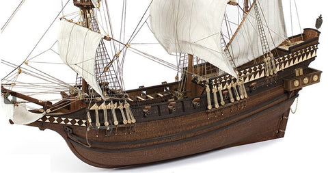 Occre Buccaneer Wooden Pirate Galleon 1:100 Scale Model Ship Kit 12002