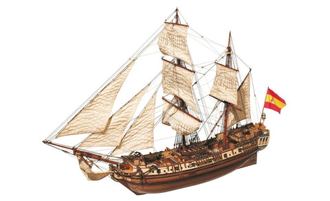 Occre "La Candelaria" 1:85 Scale Wood Model Ship Kit 13000