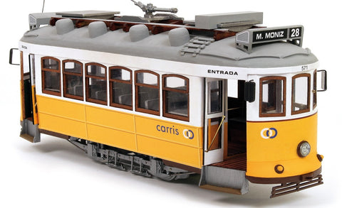 Occre Lisbon Tram 1:24 Scale Wood & Metal Model Kit Lisboa 53005