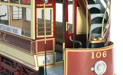 Occre London Tram LCC106 1:24 (53008) Wodden Model Kit