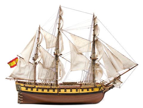 Occre N.S. Mercedes Spanish Frigate 1:85 Scale Wood Model Ship Kit 14007