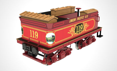 Occre Rogers No119 Locomotive 1:32 (54008) Scale Model Kit