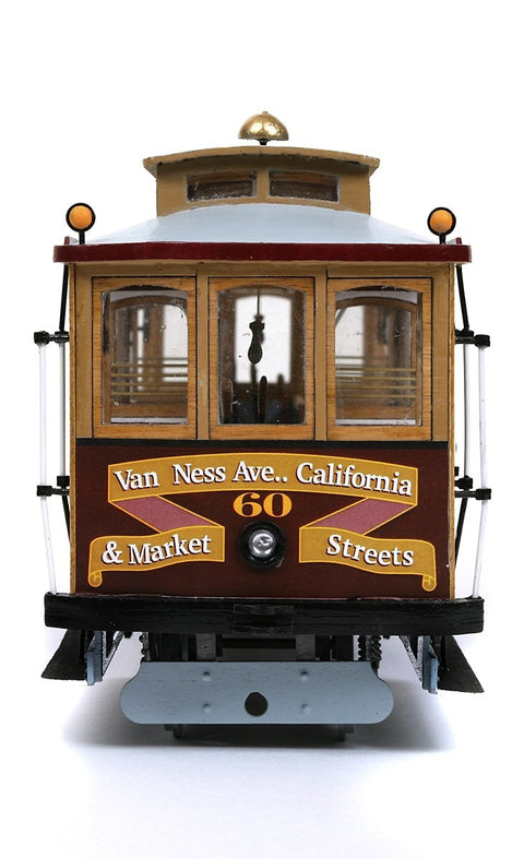 Occre San Francisco Cable Car 1:24 Scale Wood & Metal Model Kit 53007