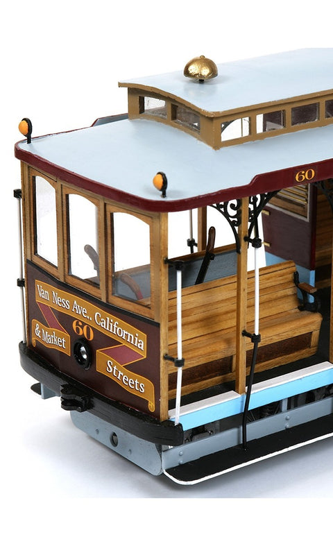 Occre San Francisco Cable Car 1:24 Scale Wood & Metal Model Kit 53007