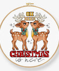 Siuvinėjimo rinkinys Oh Deer Christmas Is Here 12x14cm SLETIL9912