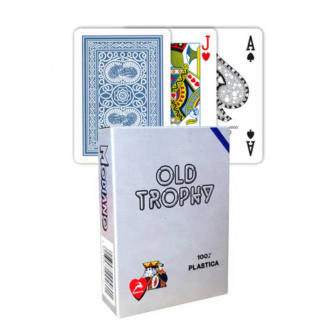 Modiano Old Trophy playing cards (blue)