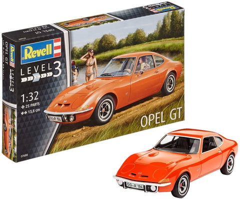 Opel GT - Plastic Modelling Kit By Revell