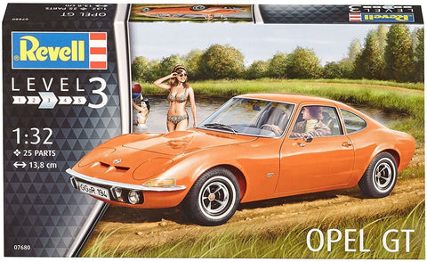 Opel GT - Plastic Modelling Kit By Revell