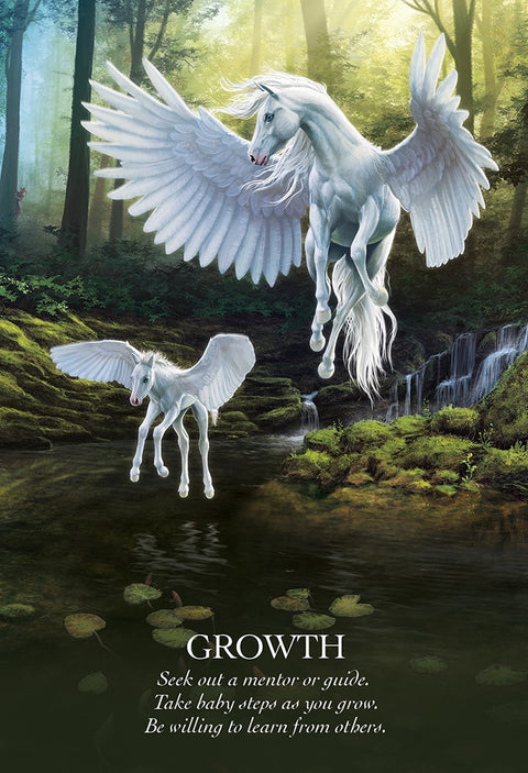 Oracle of the Unicorns cards Blue Angel
