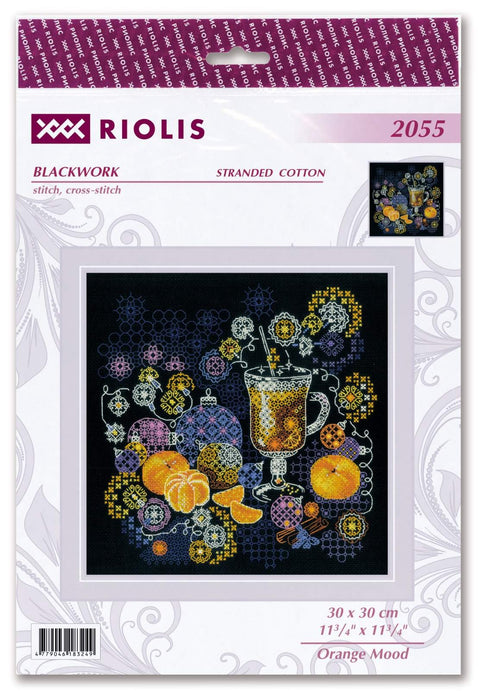 Orange Mood. Cross Stitch kit by RIOLIS Ref. no.: 2055