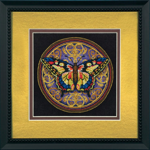 Ornate Butterfly (15 x 15 cm) - Cross Stitch Kit by DIMENSIONS