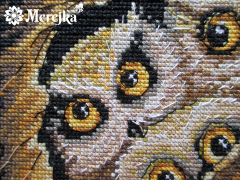 Owls SK32 cross stitch kit by Merejka