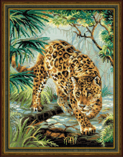 Owner of the Jungle - Cross Stitch Kit from RIOLIS Ref. no.:1549