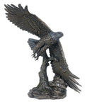 Soaring Eagle Statue Bronze Finish
