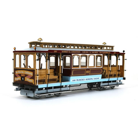 Occre San Francisco Cable Car 1:24 Scale Wood & Metal Model Kit 53007