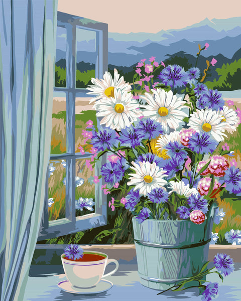 Paint by number kit: Altai Bouquet 40x50 cm B096